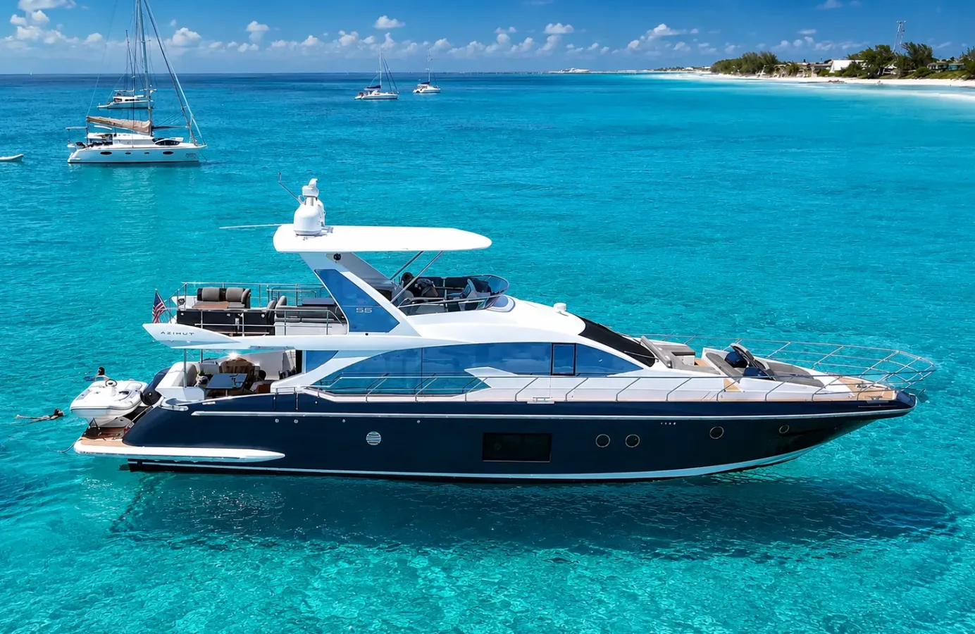 Azimut Cerulean 68ft Yacht Charter Miami