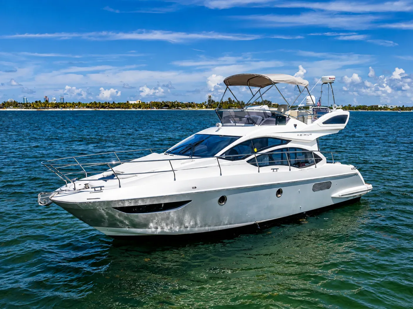 Azimut Fly 45ft Yacht Charter Miami