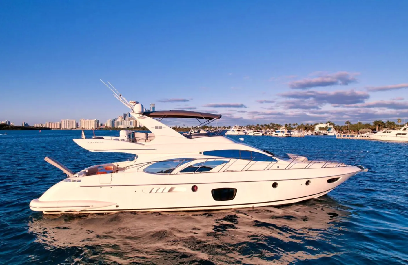Azimut Rochi 65 FT Yacht Rental Miami