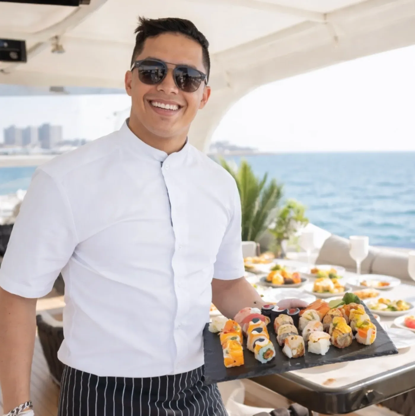 Privatkoch Catering DJ Full-Service Doral-Yachtcharter Zusatzleistungen