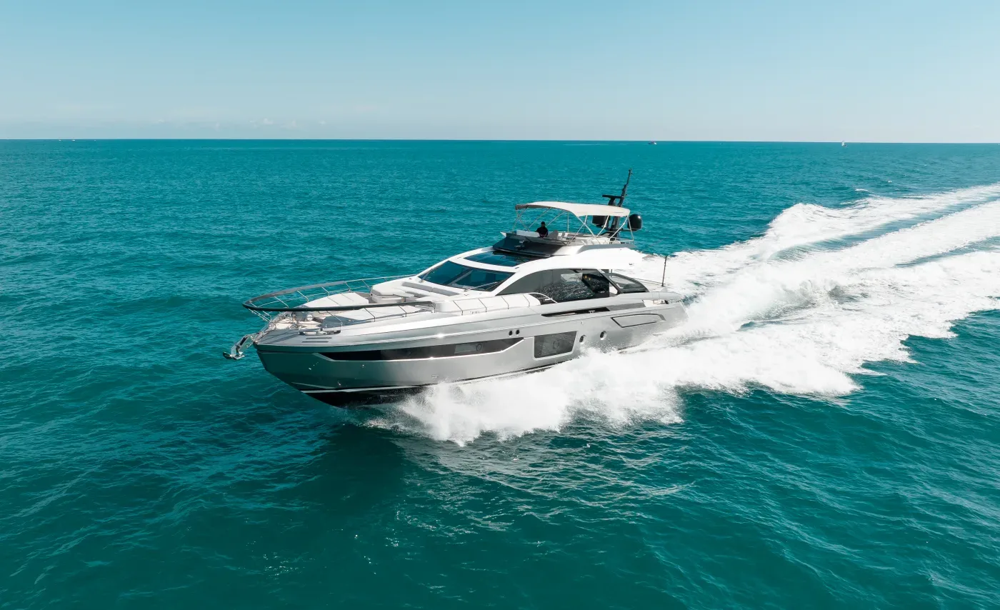 Yacht mieten in Doral Miami Biscayne Bay privater Charter Dinner Key