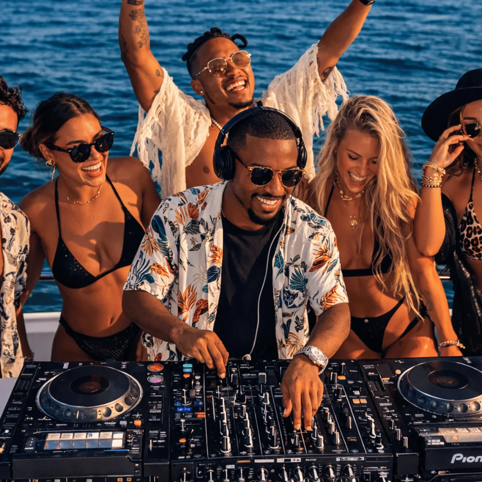 Private DJ for family yacht charter Miami
