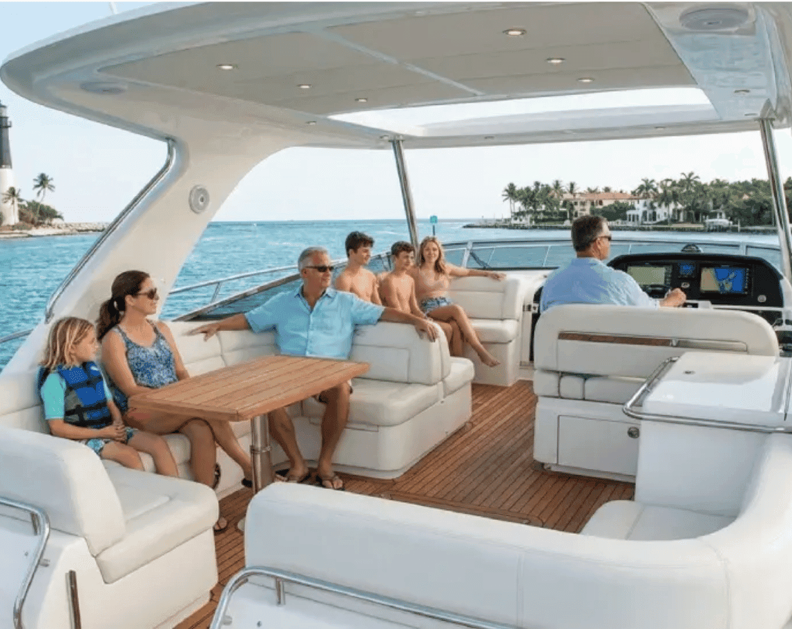 Privater Familienyacht-Charter in Miami auf der Biscayne Bay mit Kindern