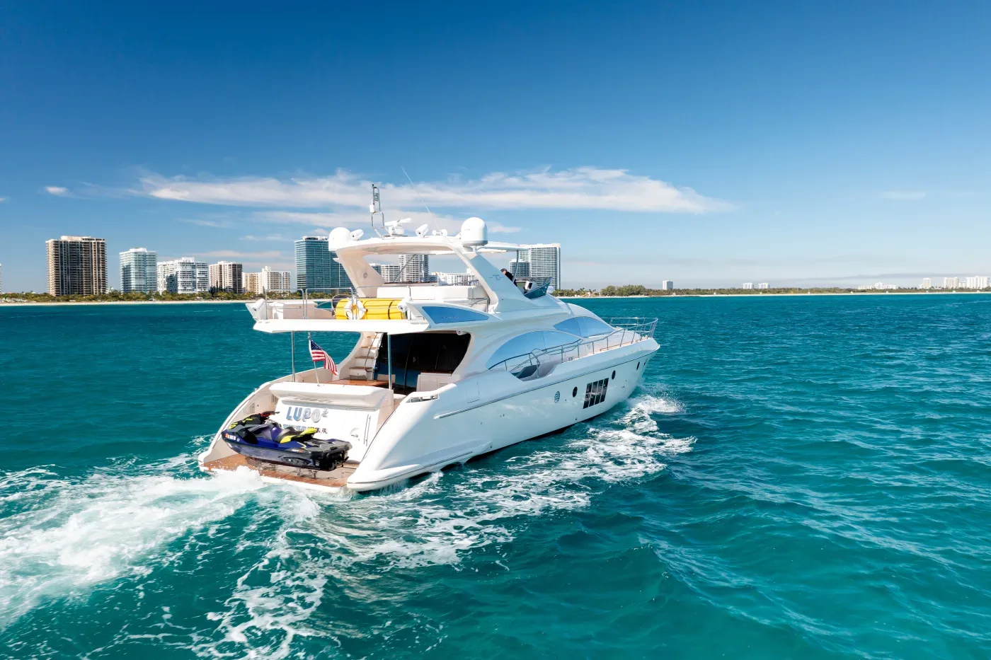 Alquiler de yate en North Beach Miami Beach Haulover Sandbar Intracoastal Atlántico