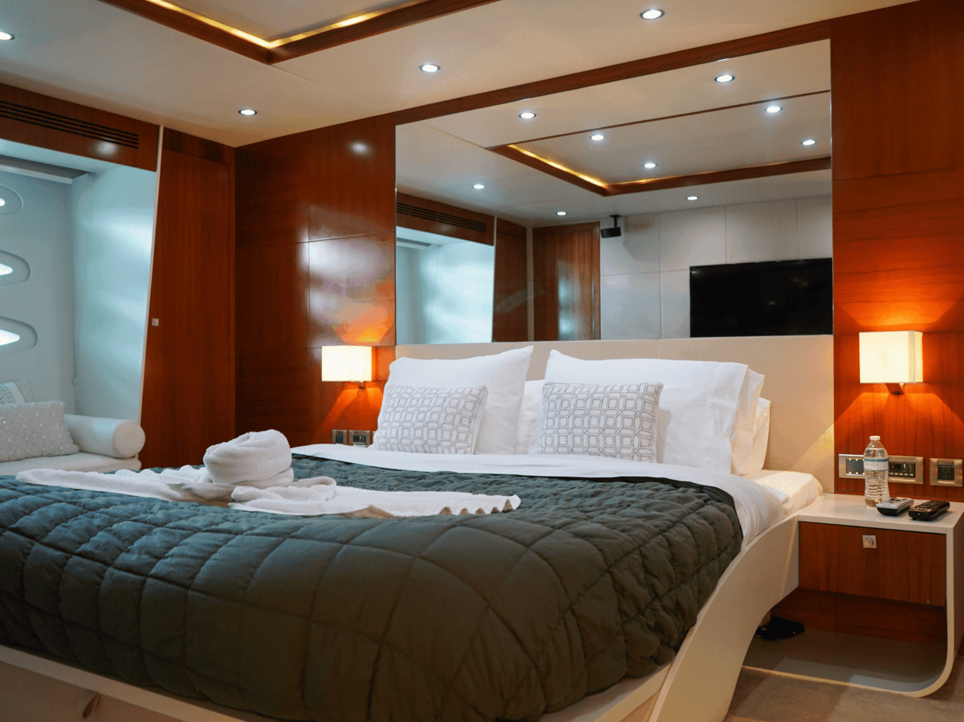 Captained Yacht Charter Miami — Crown Yachts luxury yacht for charter in miami with captain and crew on board