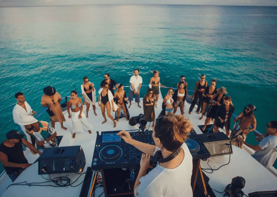 Private yacht party in Miami