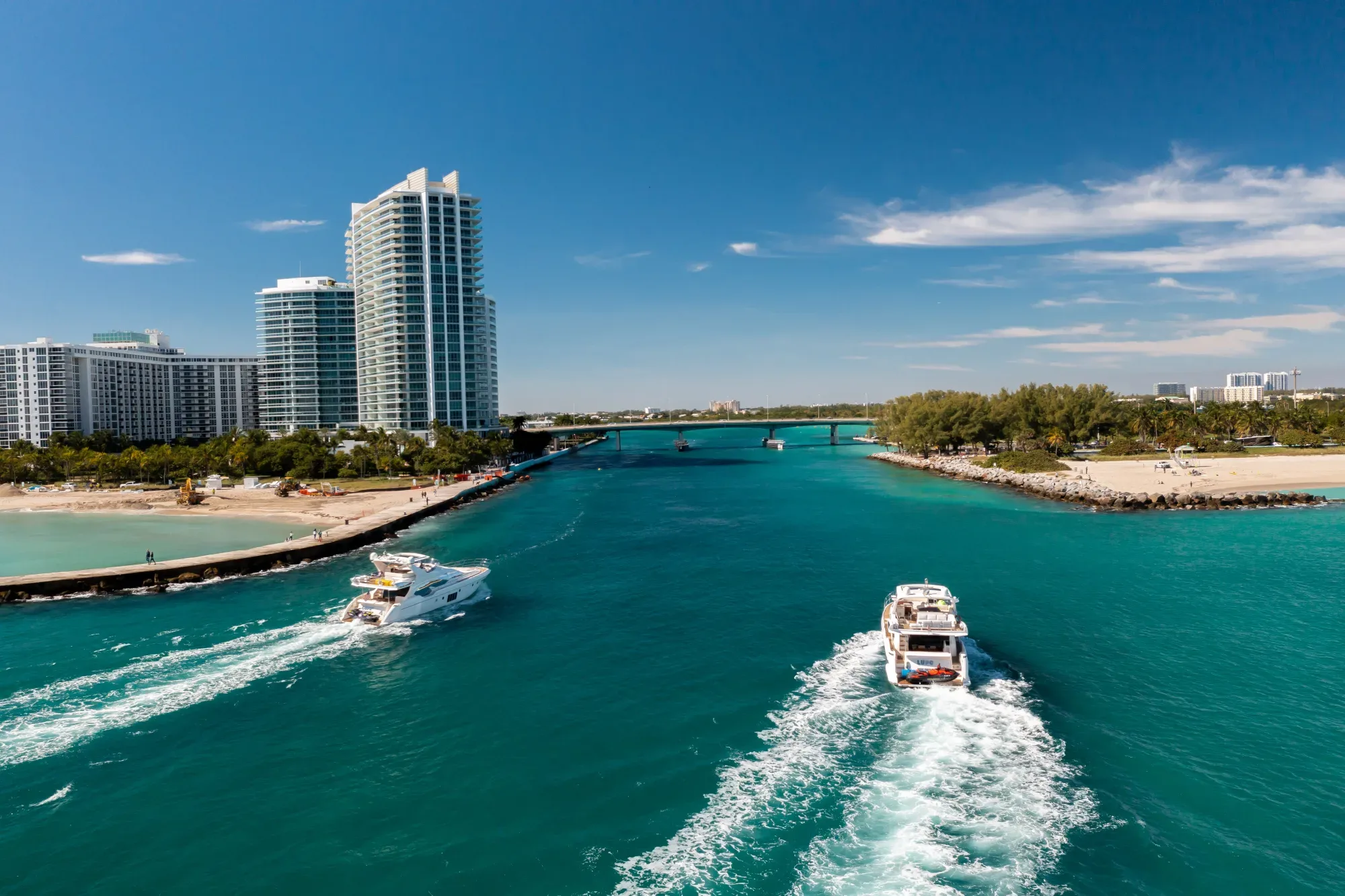 South Miami yacht rental private charter on Biscayne Bay