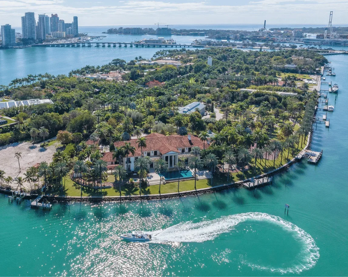Passeio de iate em Miami na hora dourada - cruzeiro turístico privativo pela Baía de Biscayne