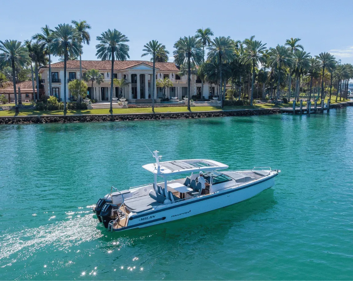 Passeio de barco em Star Island Miami - casas de celebridades, iate privativo turístico