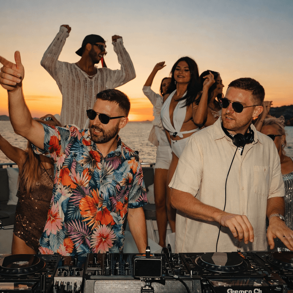 Yacht party DJ experience 1